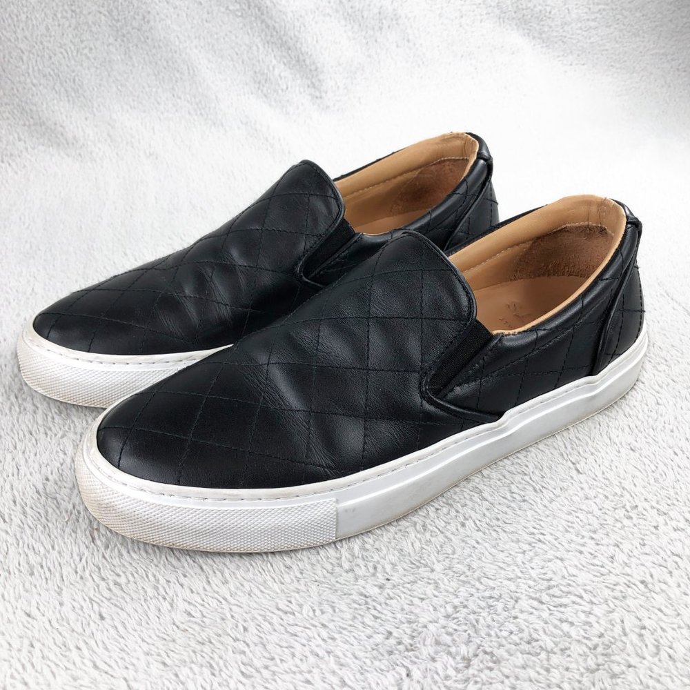 GREATS Brooklyn Womens Wooster Quilted Leather Slip On Sneaker Loafer Size 9.5,M